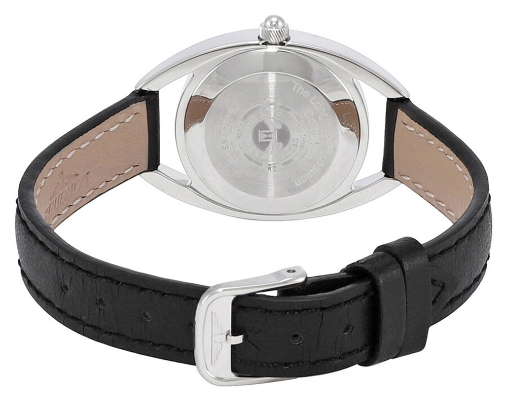 Longines Equestrian Stainless Steel Black Dial Black Leather Strap Diamonds Quartz Womens Watch L6.135.4.57.0 wholesalehk.shop