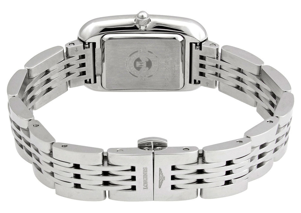 Longines Equestrian Stainless Steel Silver Dial Diamonds Quartz Womens Watch L6.141.4.77.6 wholesalehk.shop