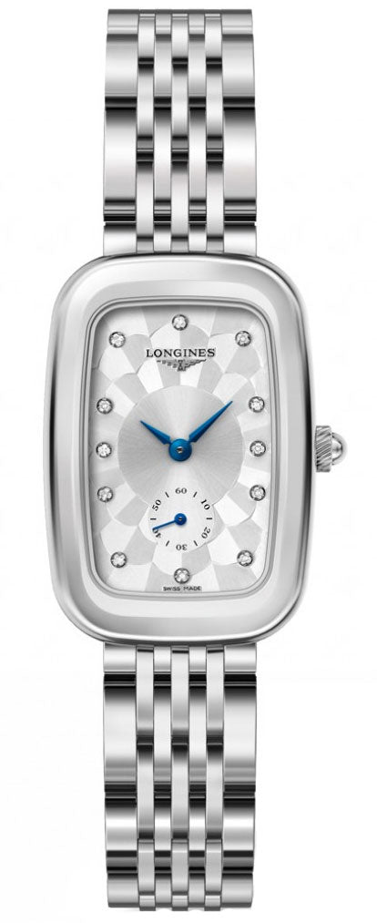 Longines Equestrian Stainless Steel Silver Dial Diamonds Quartz Womens Watch L6.141.4.77.6 wholesalehk.shop