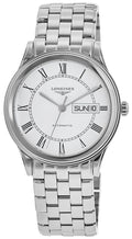 Longines Flagship Automatic Stainless Steel White Dial Day/Date Mens Watch L4.899.4.21.6 wholesalehk.shop