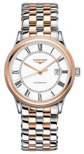 Longines Flagship Automatic Two-Tone Stainless Steel White Dial Date Mens Watch L4.984.3.91.7 wholesalehk.shop