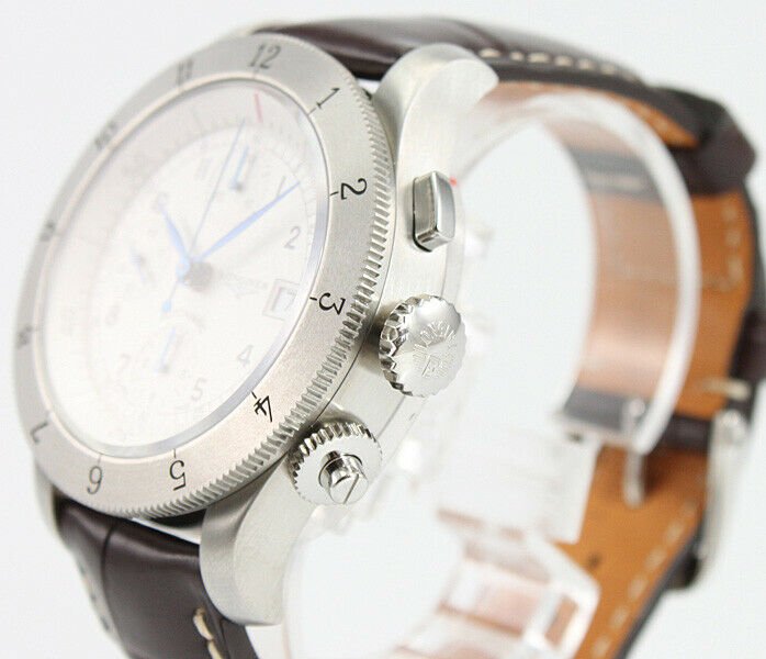 Longines Heritage Automatic Chronograph Stainless Steel Mens Strap Watch Calendar L2.741.4.73.2 wholesalehk.shop
