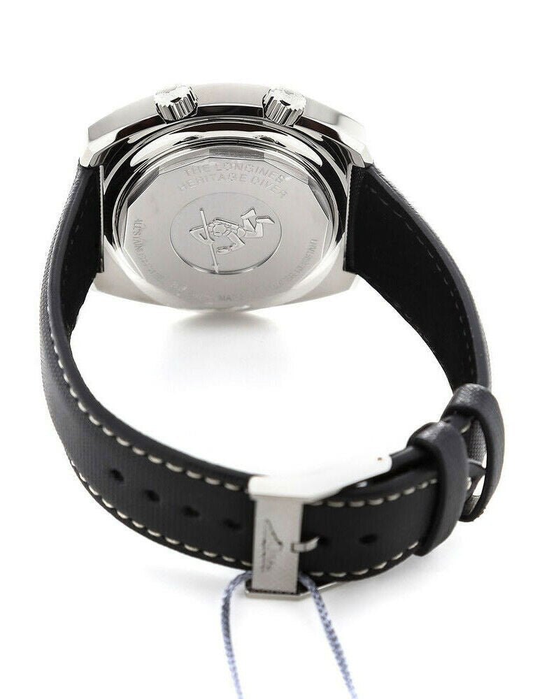 Longines Heritage Diver Automatic Steel Mens Strap Watch Calendar L2.795.4.52.0 wholesalehk.shop