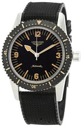 Longines Heritage Skin Diver Automatic Stainless Steel Black Dial Black Rubber Strap Mens Watch L2.822.4.56.9 wholesalehk.shop