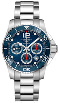 Longines HydroConquest Automatic Chronograph Stainless Steel Blue Dial Date Divers Mens Watch L3.783.4.96.6 wholesalehk.shop