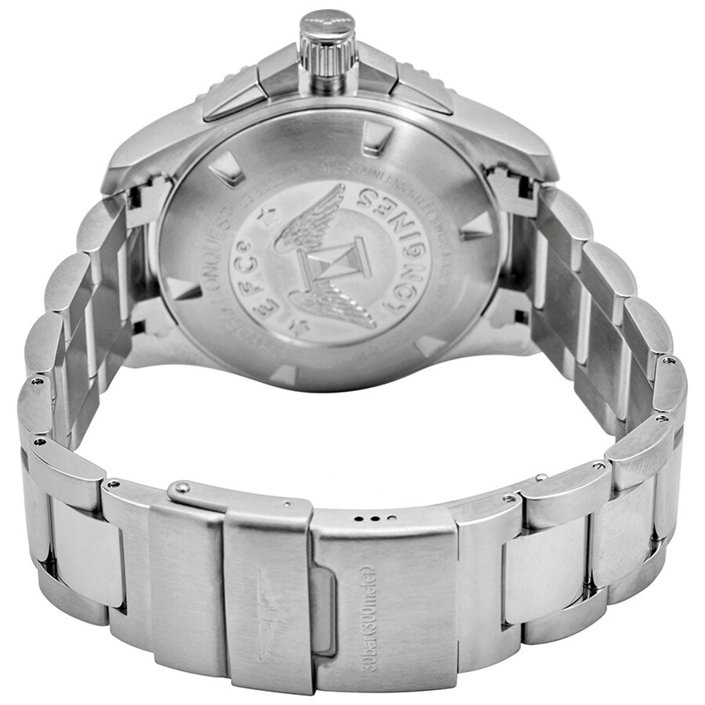 Longines HydroConquest Automatic Chronograph Stainless Steel Blue Dial Date Divers Mens Watch L3.883.4.96.6 wholesalehk.shop