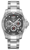 Longines HydroConquest Automatic Chronograph Stainless Steel Gray Dial Date Divers Mens Watch L3.883.4.76.6 wholesalehk.shop
