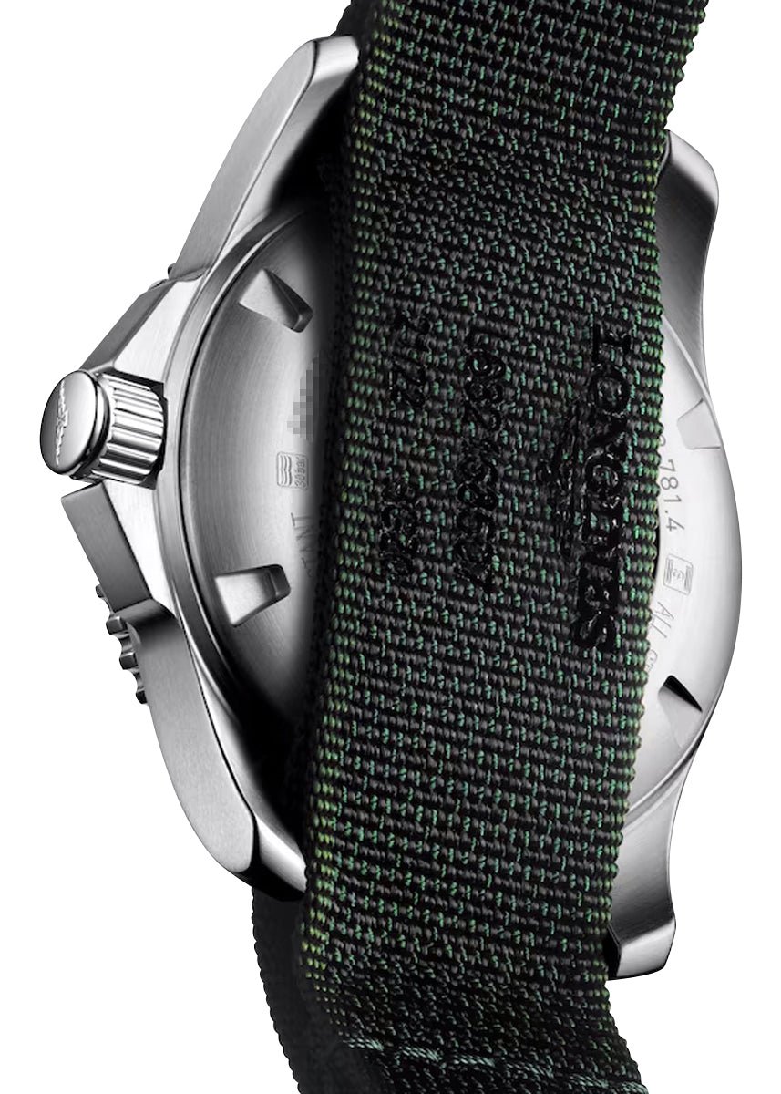 Longines HydroConquest Automatic Stainless Steel Black Dial Green NATO Nylon Strap Date Divers Mens Watch L3.781.4.05.2 wholesalehk.shop