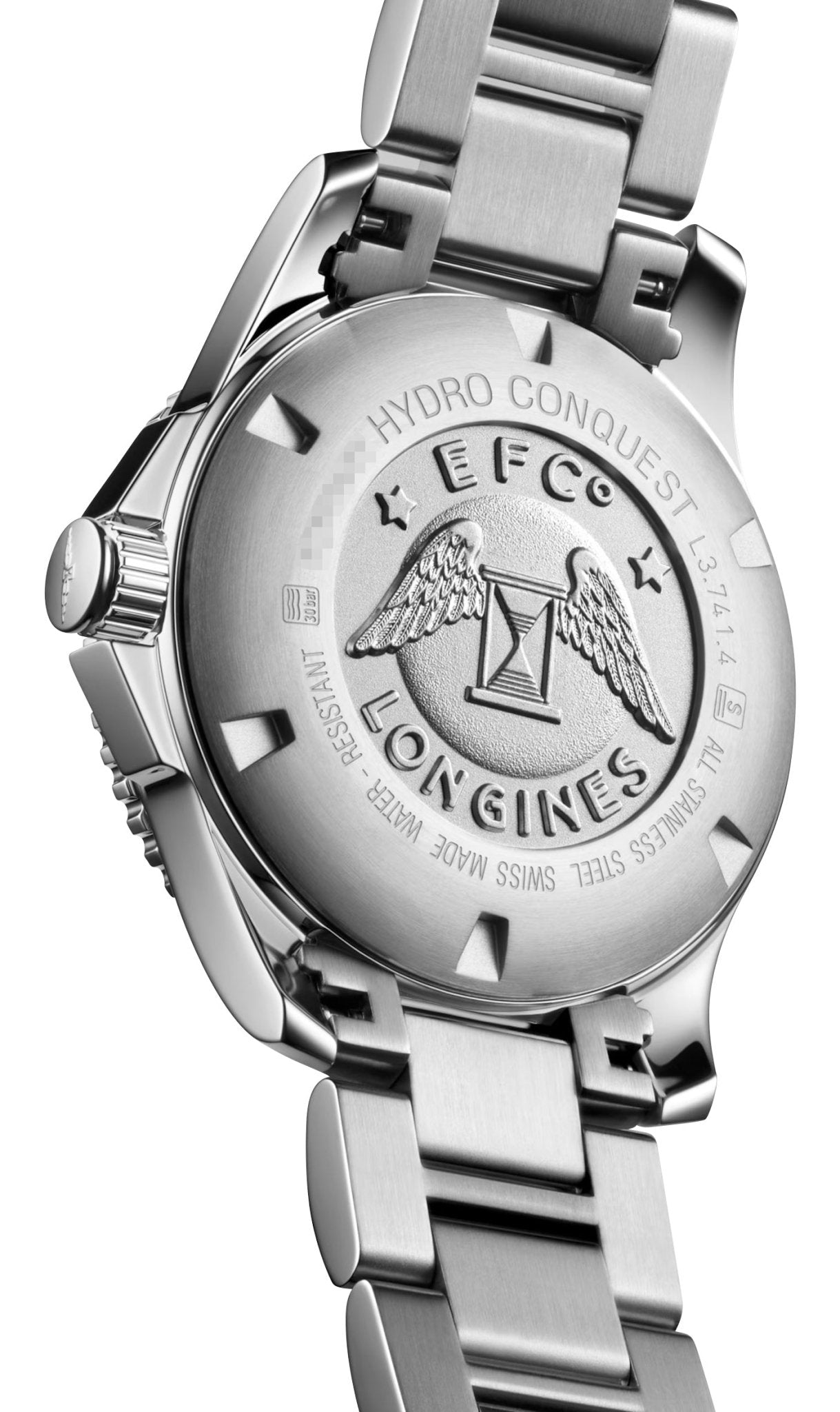 Longines HydroConquest Automatic Stainless Steel Blue Dial Date Divers Mens Watch L3.741.4.96.6 wholesalehk.shop