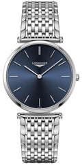 Longines La Grand Classique Stainless Steel Blue Dial Quartz Unisex Watch L4.755.4.95.6 wholesalehk.shop