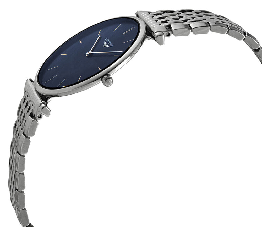Longines La Grand Classique Stainless Steel Blue Dial Quartz Unisex Watch L4.755.4.95.6 wholesalehk.shop