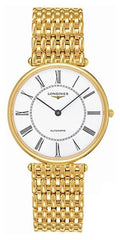 Longines La Grande Classique 18K Yellow Gold Automatic White Dial Unisex Watch L4.738.6.11.6 wholesalehk.shop