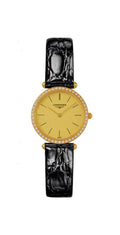 Longines La Grande Classique Agassiz 18kt Gold & Diamond Womens Strap Watch L4.191.7.32.2 wholesalehk.shop