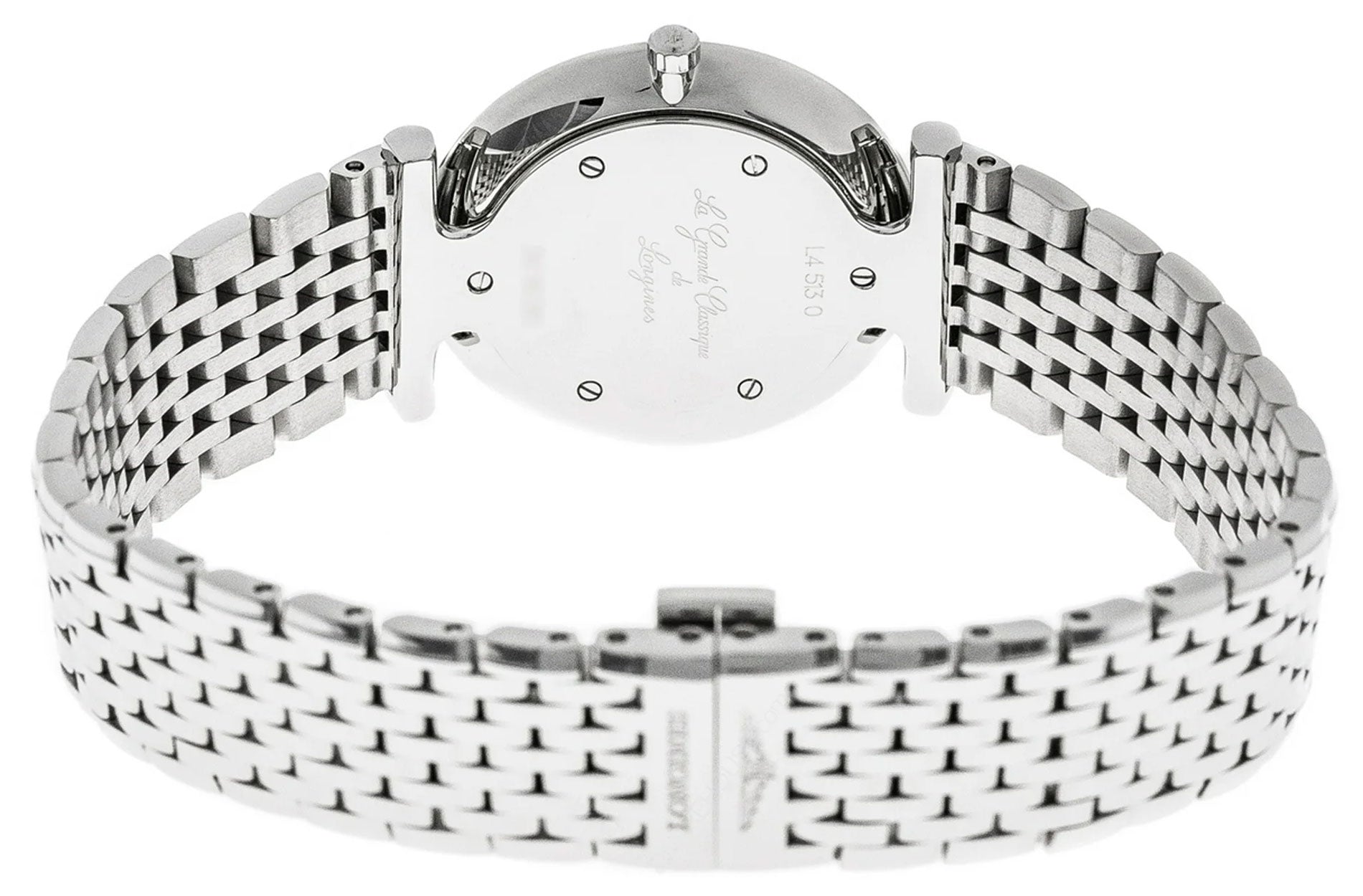 Longines La Grande Classique Diamonds Mother-of-Pearl Dial Stainless Steel Womens Watch L4.513.0.87.6 wholesalehk.shop