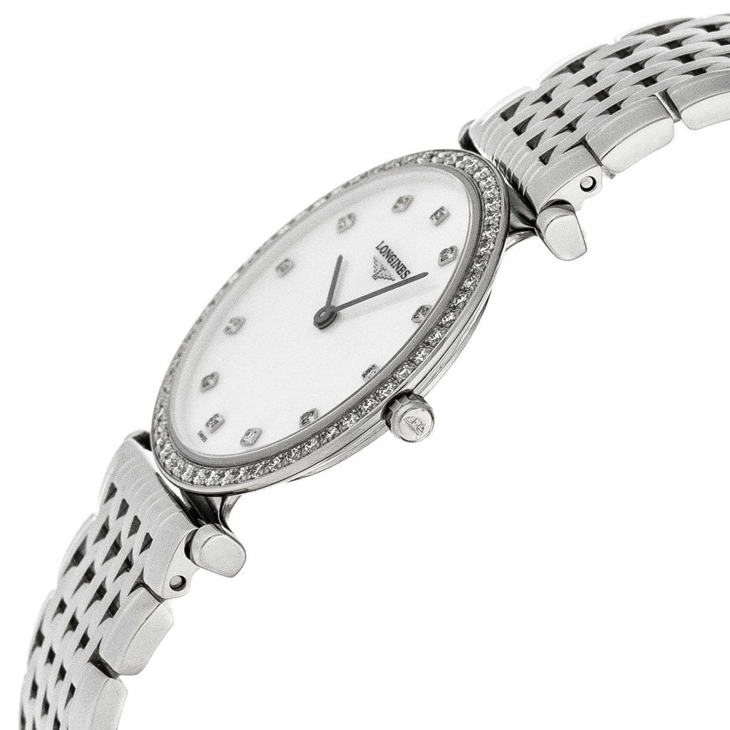 Longines La Grande Classique Diamonds Mother-of-Pearl Dial Stainless Steel Womens Watch L4.513.0.87.6 wholesalehk.shop