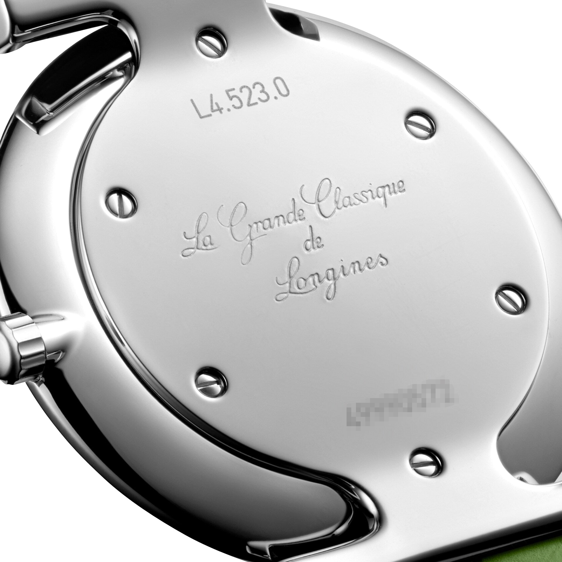 Longines La Grande Classique Monochrome Stainless Steel Green Dial Green Leather Strap Diamonds Quartz Womens Watch L4.523.0.60.2 wholesalehk.shop