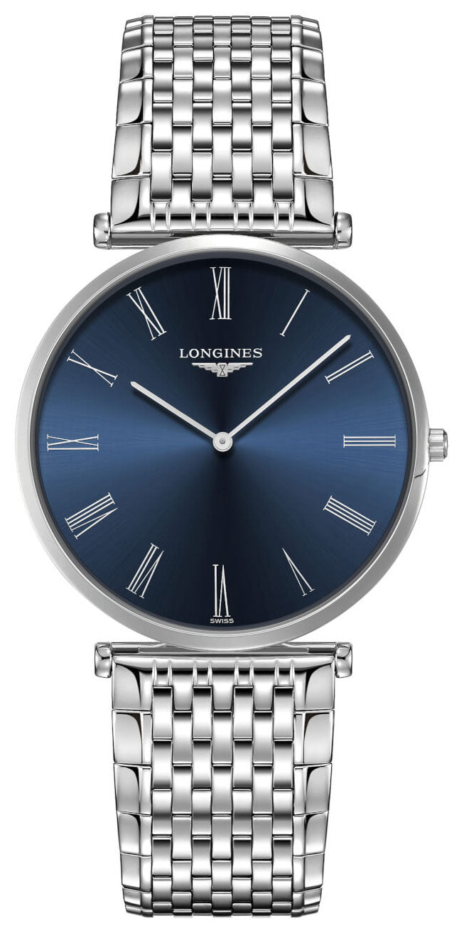 Longines La Grande Classique Stainless Steel Blue Dial Quartz Unisex Watch L4.766.4.94.6 wholesalehk.shop