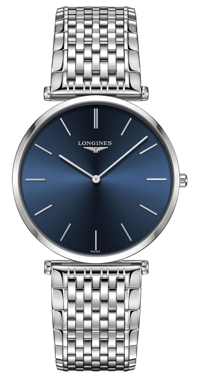 Longines La Grande Classique Stainless Steel Blue Dial Quartz Unisex Watch L4.766.4.95.6 wholesalehk.shop