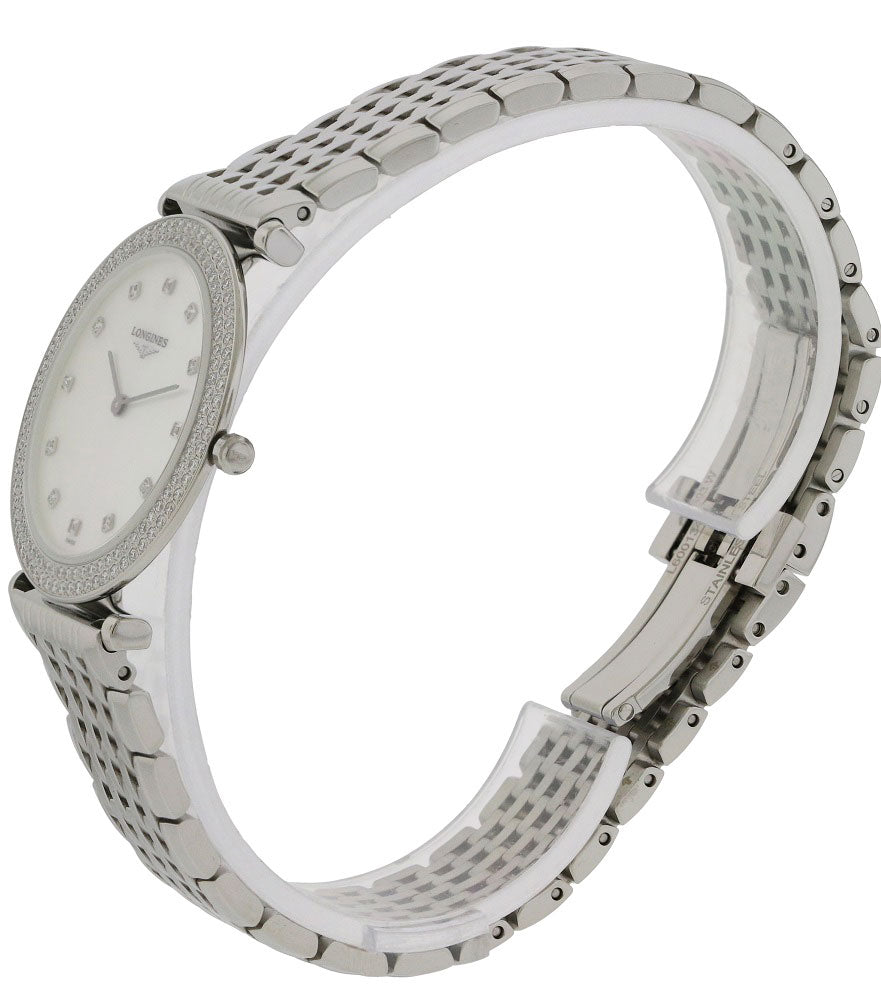 Longines La Grande Classique Stainless Steel & Diamond Womens Watch L4.515.0.87.6 wholesalehk.shop
