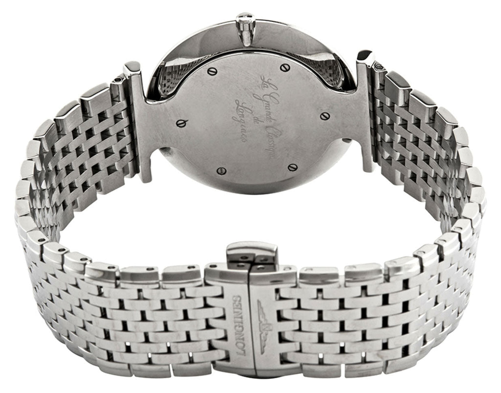 Longines La Grande Classique Stainless Steel Mother-Of-Pearl Dial Diamonds Quartz Womens Watch L4.709.4.88.6 wholesalehk.shop