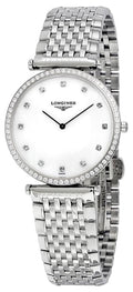 Longines La Grande Classique Stainless Steel Mother-Of-Pearl Dial Diamonds Quartz Womens Watch L4.741.0.80.6 wholesalehk.shop