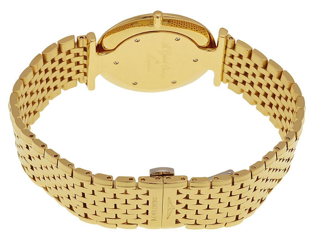 Longines La Grande Classique Yellow Gold PVD Gold-Tone Dial Quartz Unisex Watch L4.755.2.32.8 wholesalehk.shop