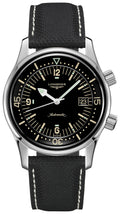 Longines Legend Diver Automatic Stainless Steel Black Dial Black Fabric Strap Date Mens Watch L3.774.4.50.0 wholesalehk.shop
