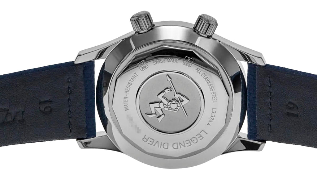 Longines Legend Diver Automatic Stainless Steel Blue Dial Blue Fabric Strap Date Divers Unisex Watch L3.374.4.90.2 wholesalehk.shop