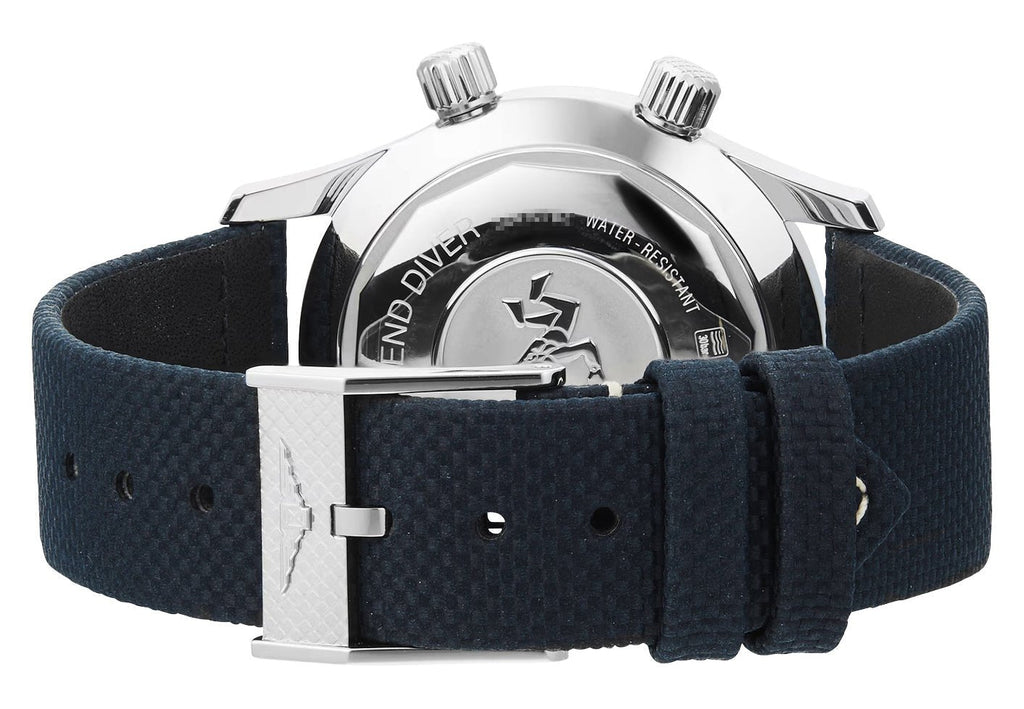 Longines Legend Diver Automatic Stainless Steel Blue Dial Blue Fabric Strap Date Divers Unisex Watch L3.374.4.90.2 wholesalehk.shop