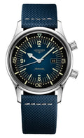 Longines Legend Diver Automatic Stainless Steel Blue Dial Blue Fabric Strap Date Divers Unisex Watch L3.374.4.90.2 wholesalehk.shop