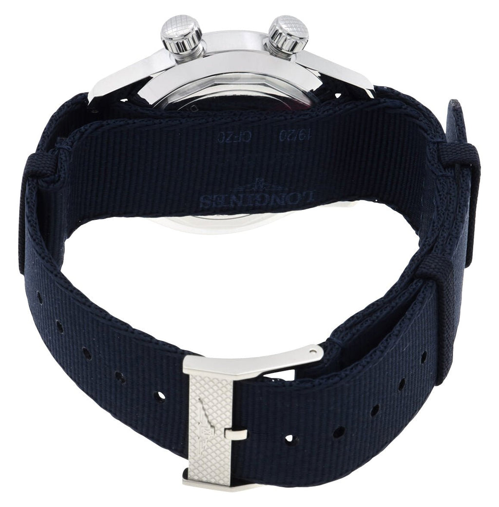 Longines Legend Diver Automatic Stainless Steel Blue Dial Blue NATO Nylon Strap Divers Mens Watch L3.764.4.90.2 wholesalehk.shop