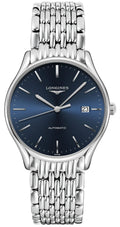 Longines Lyre Automatic Stainless Steel Blue Dial Date Mens Watch L4.960.4.92.6 wholesalehk.shop