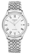 Longines Lyre Automatic Stainless Steel White Dial Date Mens Watch L4.960.4.11.6 wholesalehk.shop