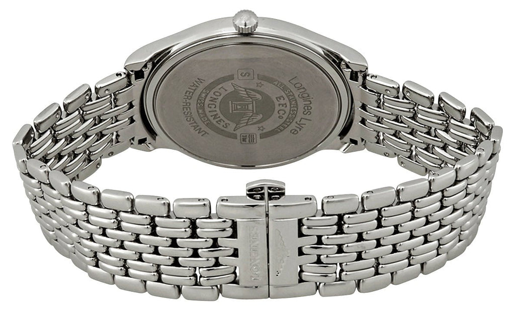 Longines Lyre Stainless Steel White Dial Date Quartz Mens Watch L4.859.4.11.6 wholesalehk.shop