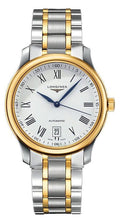 Longines Master Collection Automatic 18k Yellow Gold and Steel White Dial Date Mens Watch L2.628.5.11.7 wholesalehk.shop
