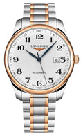 Longines Master Collection Automatic Stainless Steel & 18K Rose Gold Silver Dial Date Mens Watch L2.893.5.79.7 wholesalehk.shop
