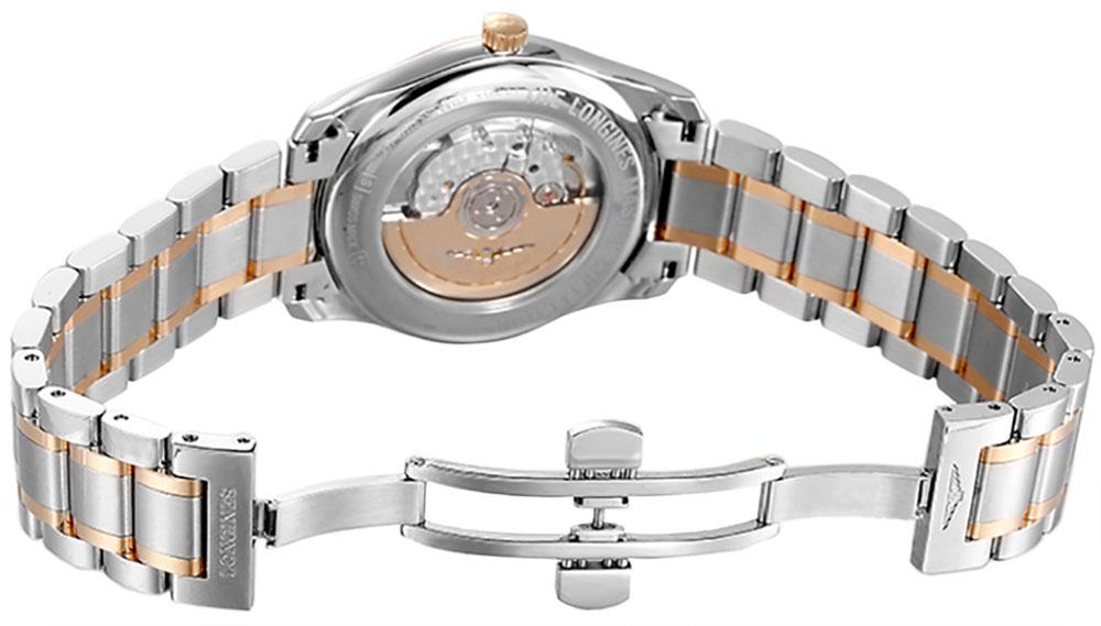 Longines Master Collection Automatic Stainless Steel and Rose Gold Silver Dial Day-Date Mens Watch L2.755.5.79.7 wholesalehk.shop