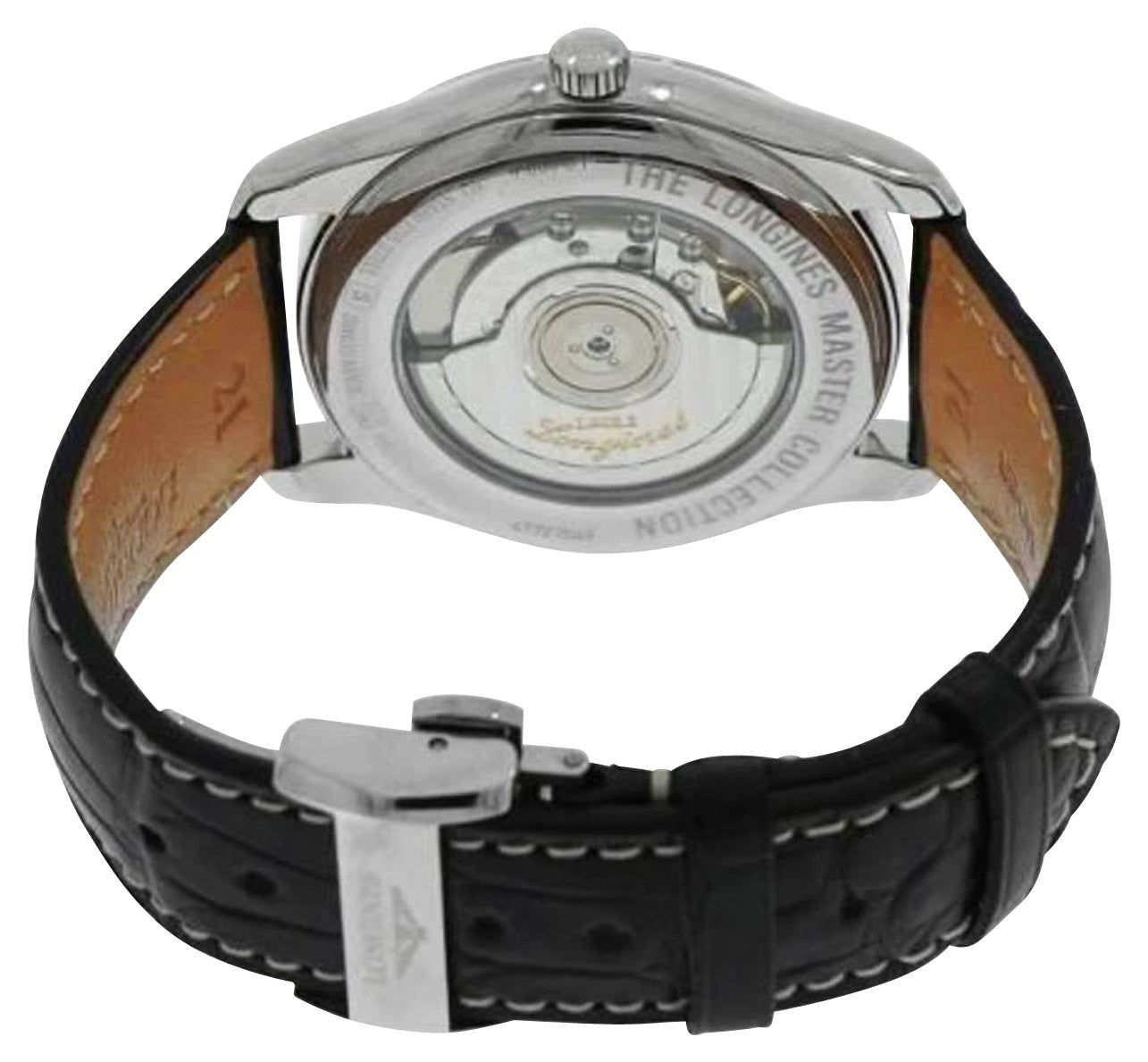 Longines Master Collection Automatic Stainless Steel Black Dial Black Leather Strap Date Power Reserve Mens Watch L2.908.4.51.7 wholesalehk.shop
