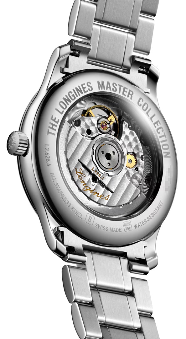 Longines Master Collection Automatic Stainless Steel Black Dial Date Mens Watch L2.628.4.51.6 wholesalehk.shop