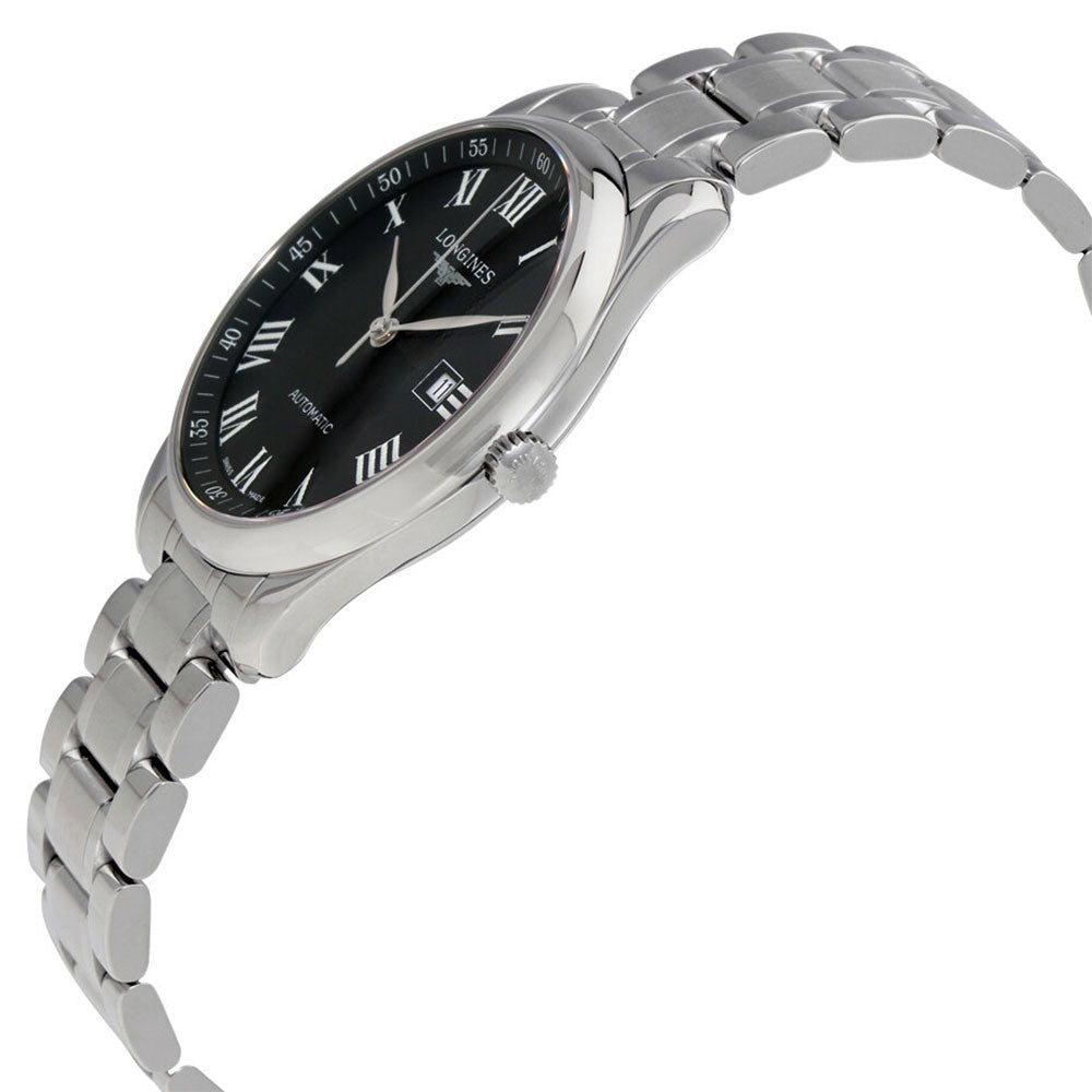 Longines Master Collection Automatic Stainless Steel Black Dial Date Mens Watch L2.893.4.51.6 wholesalehk.shop