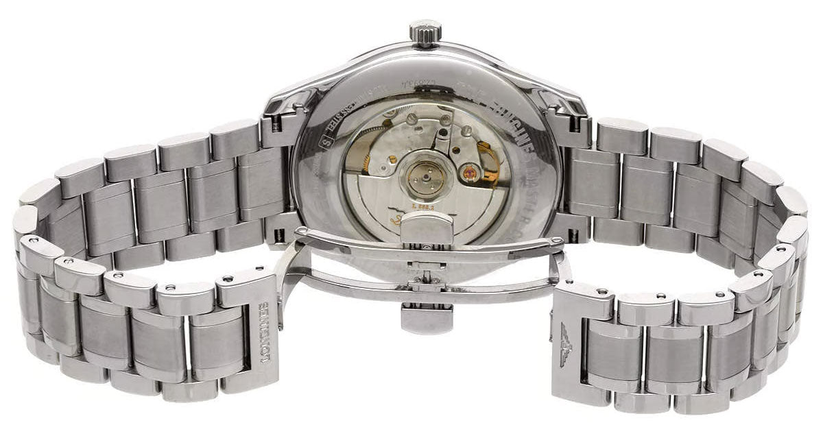Longines Master Collection Automatic Stainless Steel Black Dial Date Mens Watch L2.893.4.51.6 wholesalehk.shop