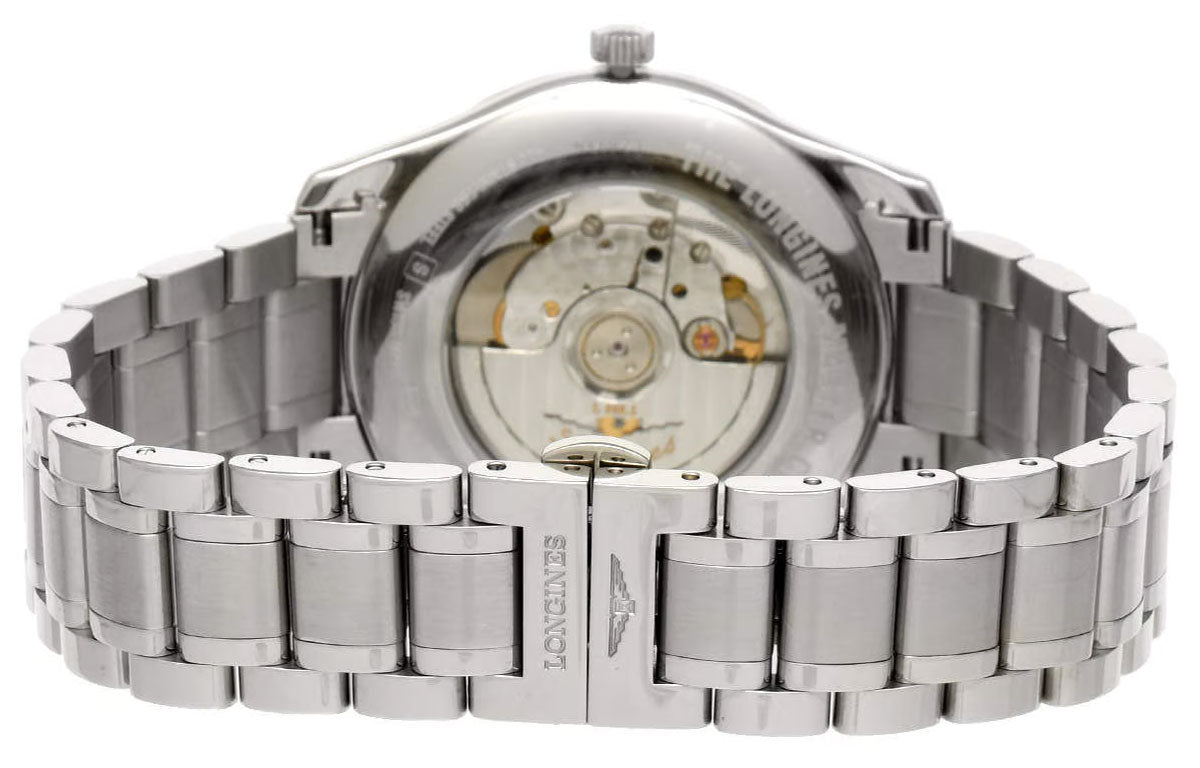 Longines Master Collection Automatic Stainless Steel Black Dial Date Mens Watch L2.893.4.51.6 wholesalehk.shop