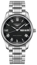 Longines Master Collection Automatic Stainless Steel Black Dial Date/Month Mens Watch L2.910.4.51.6 wholesalehk.shop