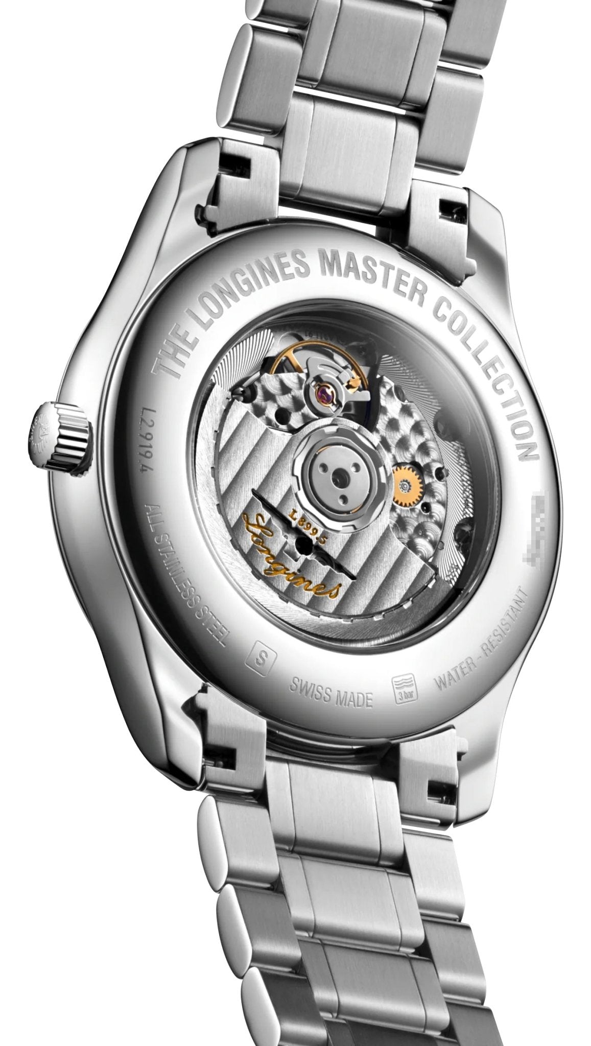 Longines Master Collection Automatic Stainless Steel Blue Dial Moonphase Date Mens Watch L2.919.4.92.6 wholesalehk.shop