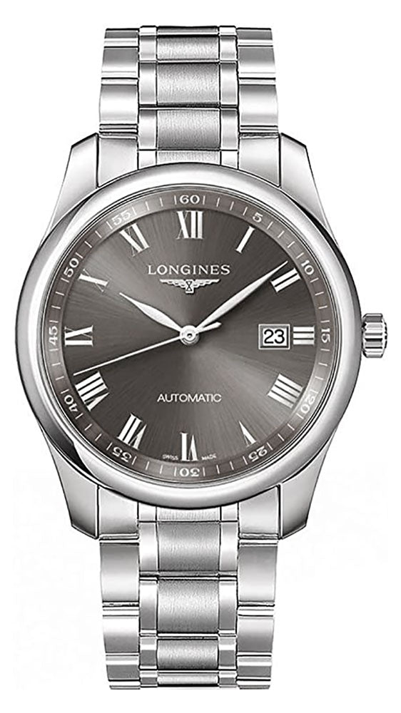 Longines Master Collection Automatic Stainless Steel Gray Dial Date Mens Watch L2.793.4.71.6 wholesalehk.shop