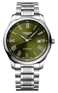 Longines Master Collection Automatic Stainless Steel Green Dial Date Mens Watch L2.893.4.09.6 wholesalehk.shop