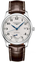 Longines Master Collection Automatic Stainless Steel Silver Dial Brown Leather Strap Date Power Reserve Mens Watch L2.908.4.78.3 wholesalehk.shop