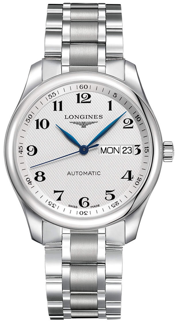 Longines Master Collection Automatic Stainless Steel Silver Dial Day/Date Mens Watch L2.755.4.78.6 wholesalehk.shop