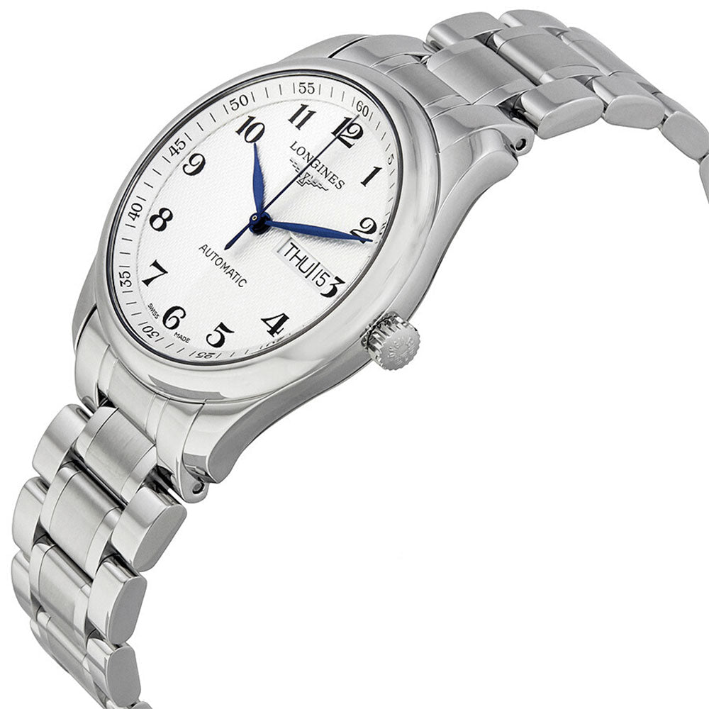 Longines Master Collection Automatic Stainless Steel Silver Dial Day/Date Mens Watch L2.755.4.78.6 wholesalehk.shop