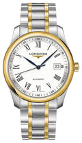 Longines Master Collection Automatic Two-Tone Stainless Steel White Dial Date Mens Watch L2.793.5.19.7 wholesalehk.shop